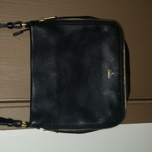 FOSSIL leather crossbody bag
